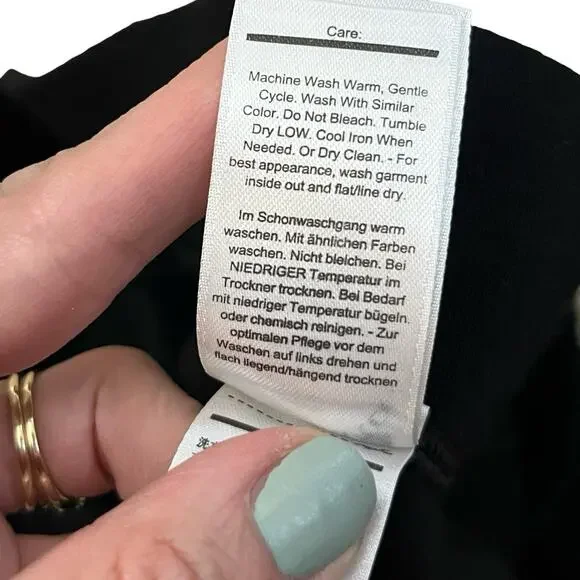 Smartwool Womens Merino Wool Base Layer Pants Medium Black Skinny Full Length - Picture 8 of 10